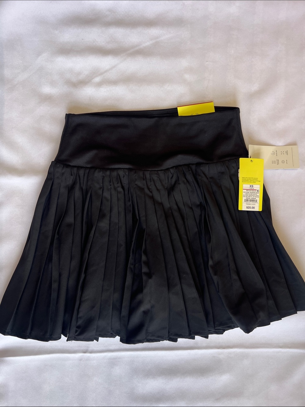 all in motion Black Pleated Skater Skirt